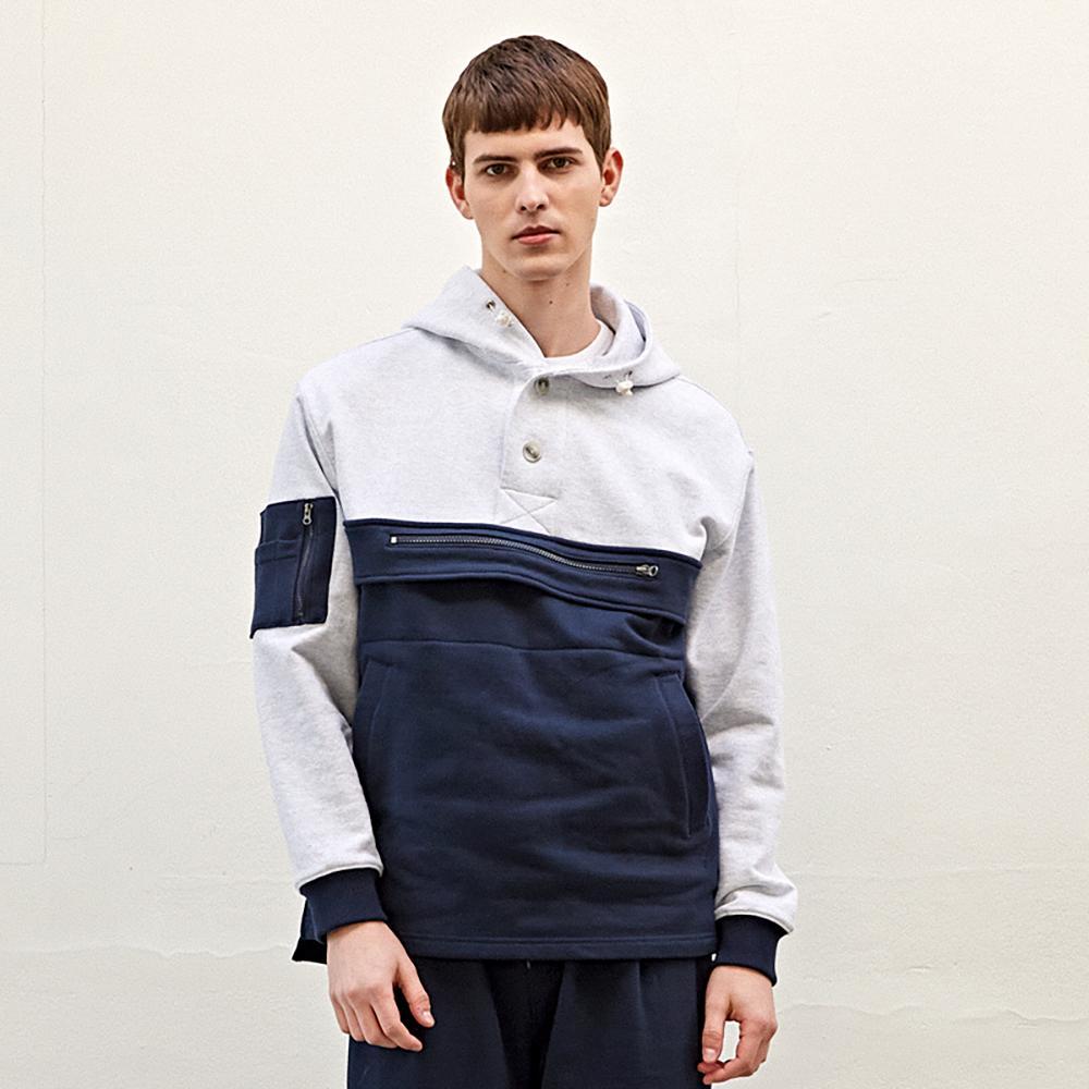 [CUSTOMUS] ﻿String stopper woven scheme thigh pocket traing pants CTS23SKPT251